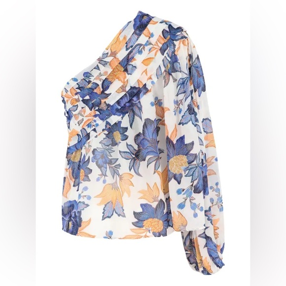 FARM RIO one-shoulder floral print top - Picture 8 of 14